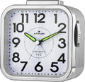  ATRIUM Wecker Analog Quarz Seniorenwecker Silber A530-19 O. Ticken Große Zahlen