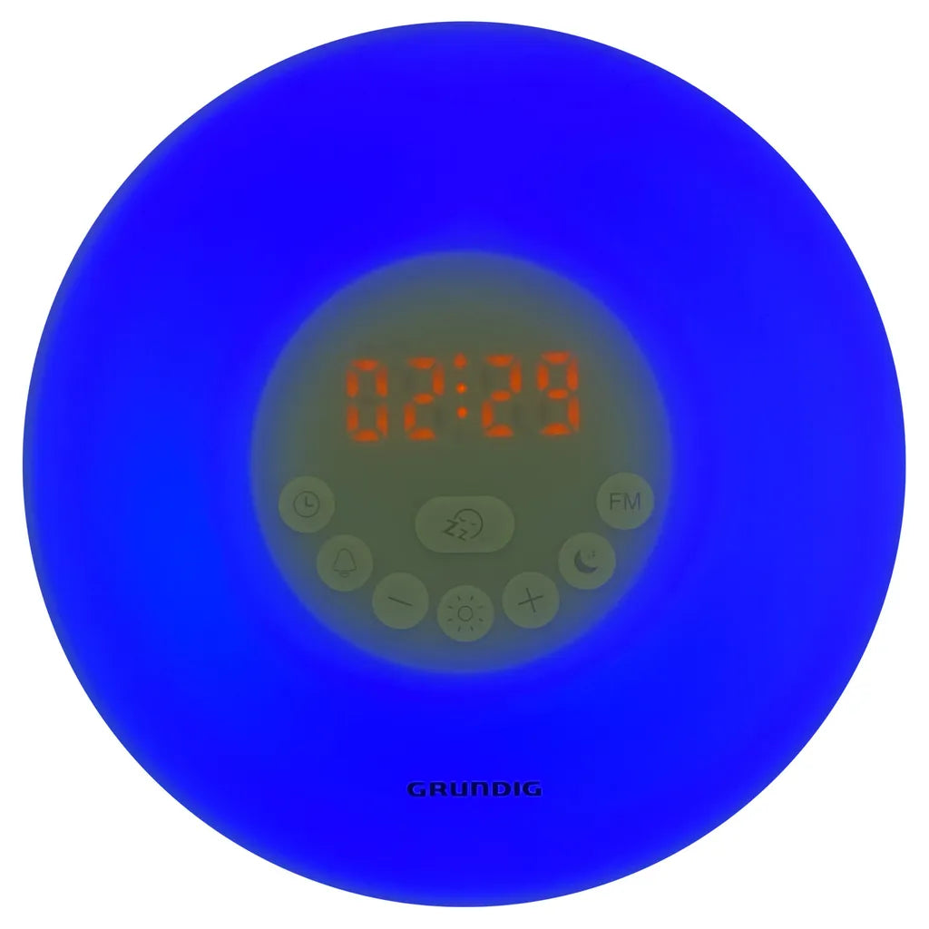  Grundig Wake-up Light LED Lichtwecker Farbwechsel Radio Wecker Sonnenaufgang
