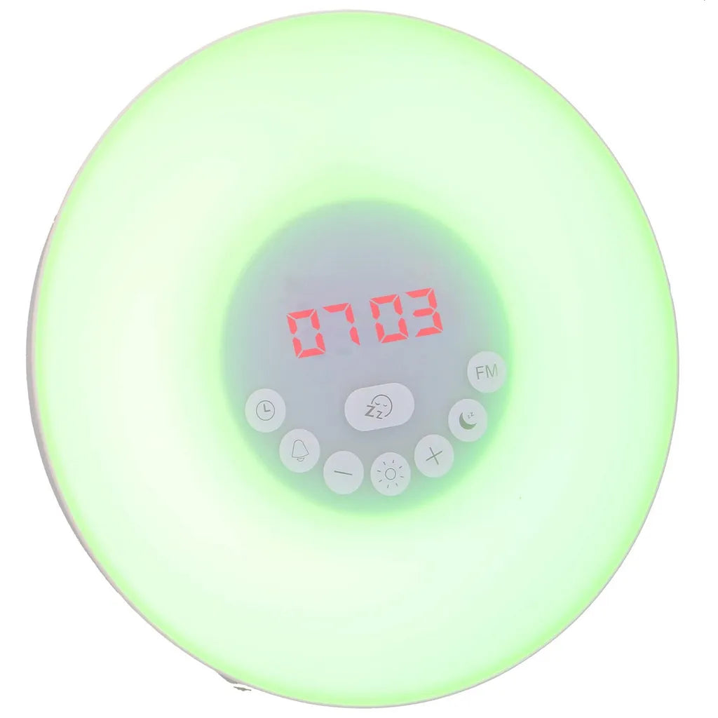 Grundig Wake-up Light LED Lichtwecker Farbwechsel Radio Wecker Sonnenaufgang