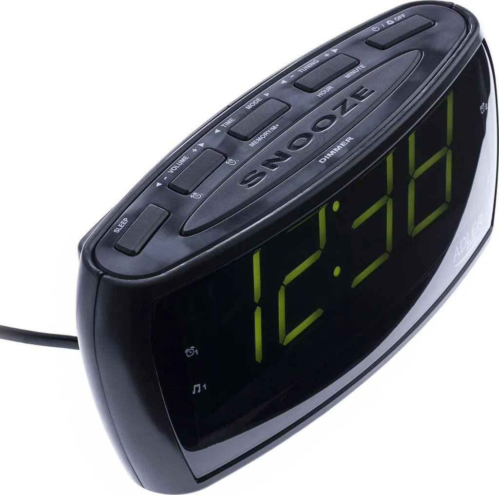  Adler Uhrenradio Radiowecker Mit Extragroßem Display, Dimmbar / Snooze Funktion