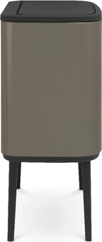  Brabantia Mülleimer Bo Touch Bin Platinum, 11 + 23 L