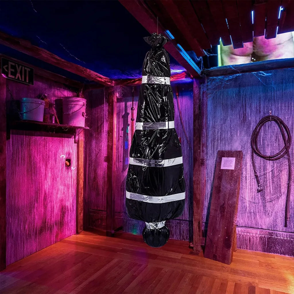  Halloween-Dekorationen Für Tote Opfer – Gruselige Gefälschte Leiche In Tasche, Halloween-Outdoor-Requisite, Gruselige Spukhaus-Dekoration (erfordert Montage)