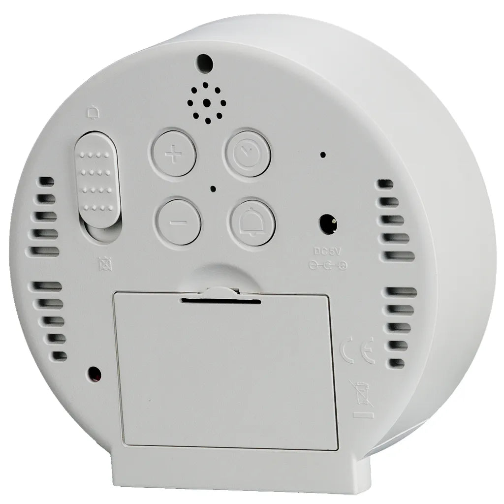 Bresser MyTime Echo FXR Wecker Farbe: Weiss, LED Farbe: Weiß