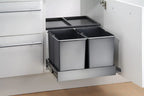  Naber Double Shorty Plus. Abfallsammler, Anthrazit. - Mülleimer