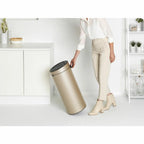  Brabantia Kitchen Touch Bin, Champagner, 30 L