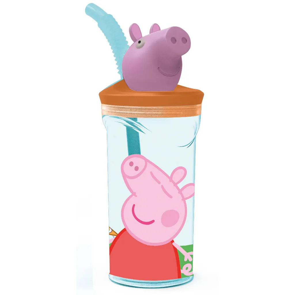  P:os Trinkbecher Peppa Mit 3D Figur