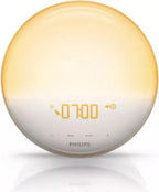  Philips HF3519/01 Wake-up Light (Sonnenaufgangfunktion, Digitales Fm Radio, Tageslichtwecker) Weiß