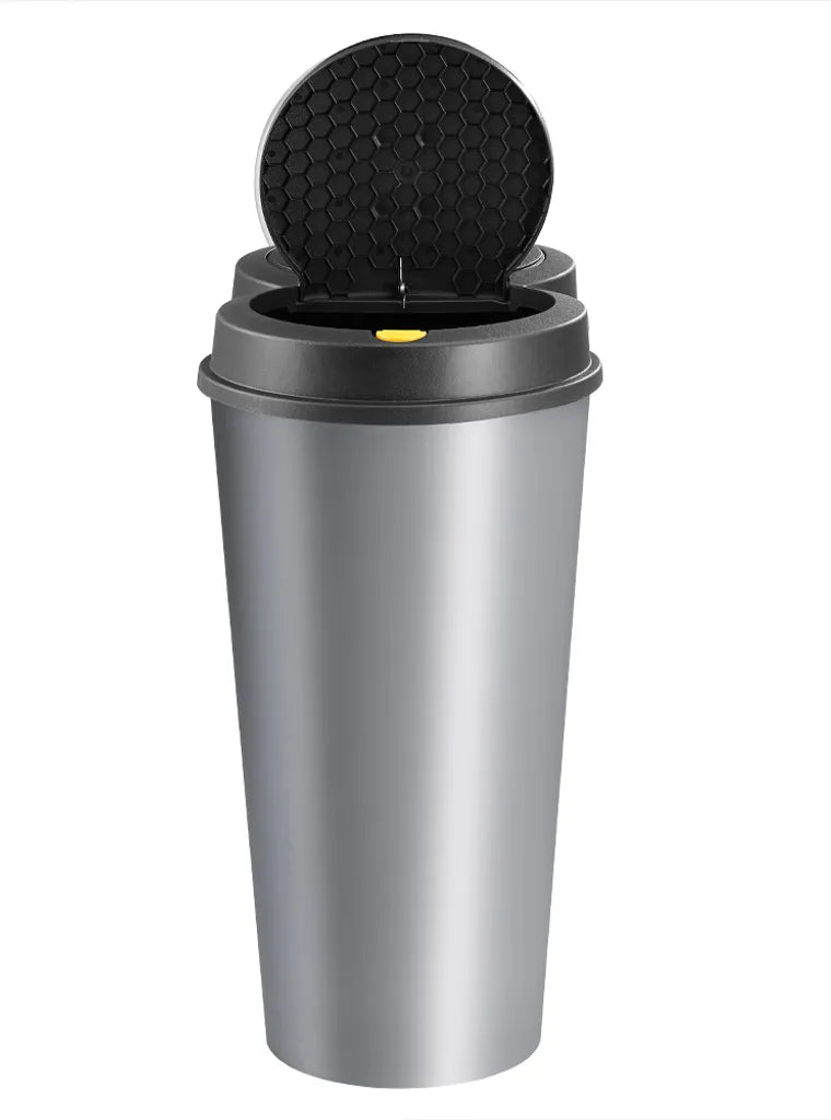  Deuba Mülleimer 50 L Duo 2fach Trennsystem 2x25L Druckknopf-Automatik Küche Abfalleimer Müllbehälter Mülltrennung Büro, Farbe:silber - Silver - Argent