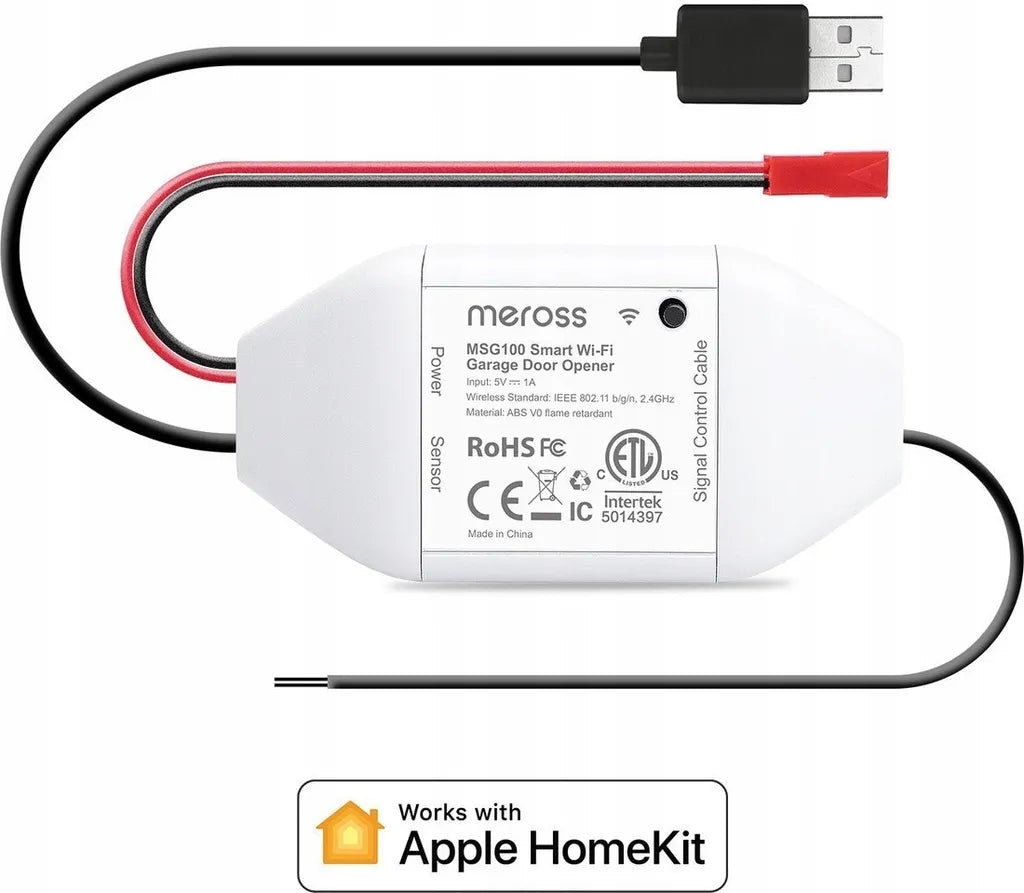  Meross Smart WLAN Garagentoröffner Funktioniert Mit Apple HomeKit, APP-Steuerung