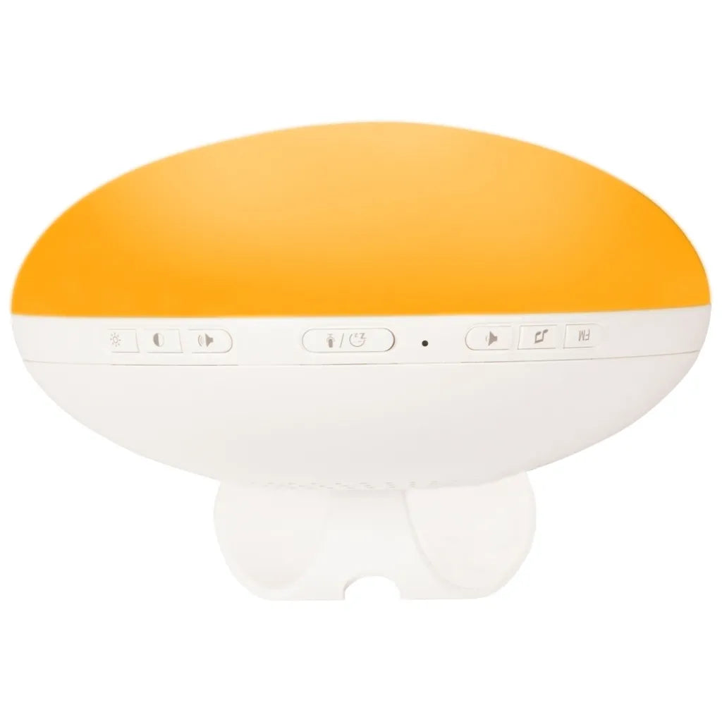  Silvergear® Lichtwecker | Dimmbar Wake Up Licht | Mit 30 Helligkeitsstufen , 6 Lichtfarben Und Verschiedene Natürliche Alarmtöne | Weiß