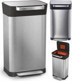  Joseph Joseph Abfalleimer Titanmit Pressfunktion 90 Liter