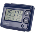  ATRIUM Wecker Digital Quarz Funkwecker A720-5 Licht Innentemperatur Blau