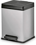  WESCO Treteimer Ökosammler 2x10ltr. 43cm Silber