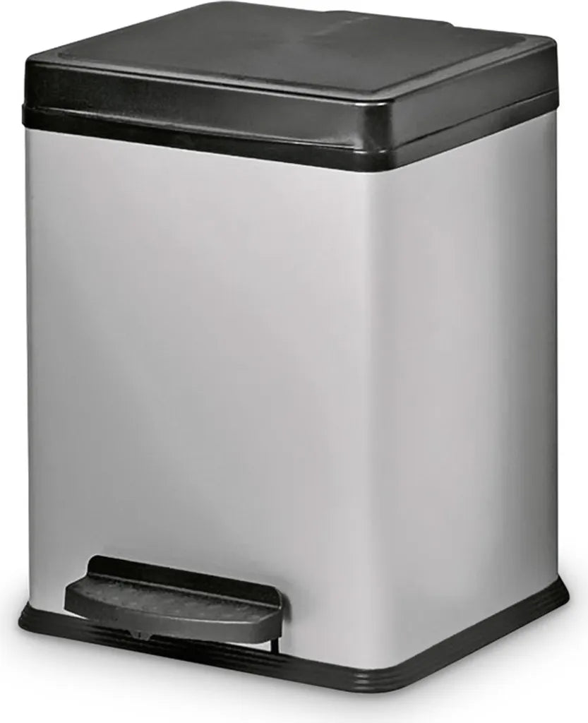  WESCO Treteimer Ökosammler 2x10ltr. 43cm Silber
