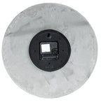  Hochwertige Beton-Uhr Wanduhr Ca. 30cm Grau Kupfer Uhrzeit Modern Wanddeko