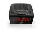  Caliber Alarm Clock Radio Mit FM -Radio Und Doppelalarm - Digitaler Wecker Mit Rotem Display - Weiß (HCG015)