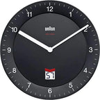  Braun BC06B-DCF, Quarzwecker, Rund, Schwarz, Analog, Akku, AA