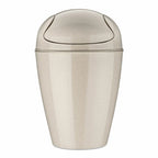  Koziol Schwingdeckeleimer Del M, Abfalleimer, Mülleimer, Organic Recycled, Recycled Desert Sand, 12 L, 1401121