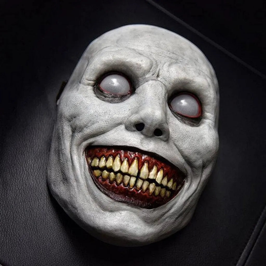  Gruselige Halloween-Maske Für Erwachsene, Lächelnde Dämonen-Maske, Gothic-Halloween-Horror-Masken, Gruselige Halloween-Kostüm-Requisiten Für Halloween, Karneval, Party, Cosplay
