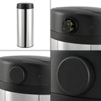  Sensor-Mülleimer 47L Abfalleimer Mit Sensorautomatik Kücheneimer Mit Sensor Edelstahl Silber
