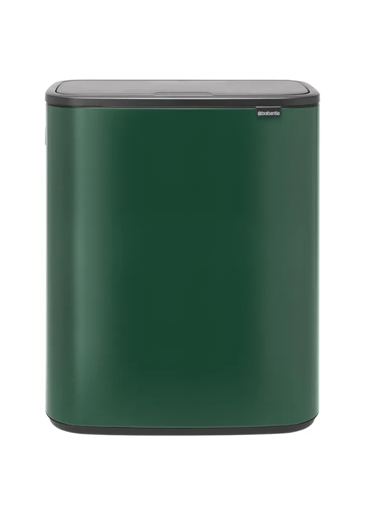  MÜLLTRENNER 2 X 30 L Müllsortierer Abfalleimer Müllsammler Dunkelgrün BRABANTIA