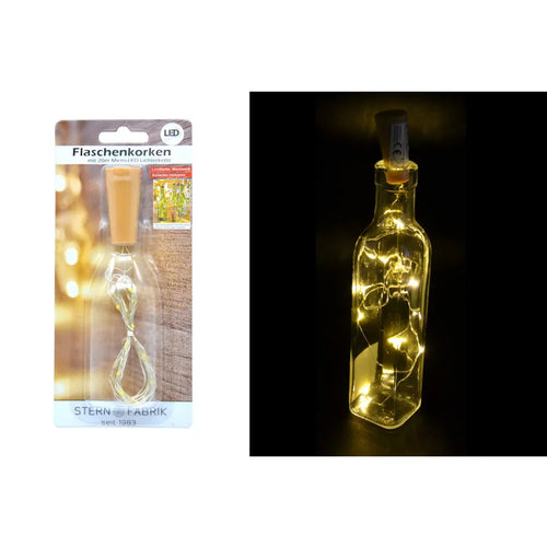  20er Korken Led Lichterkette Draht Flaschenlicht Weinflasche