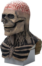  Halloween Schädelmaske Mit Zauberhut Gruselige Vollkopf Skelett Kopfbedeckung Biochemisch Realistische Latexmaske Für Erwachsene