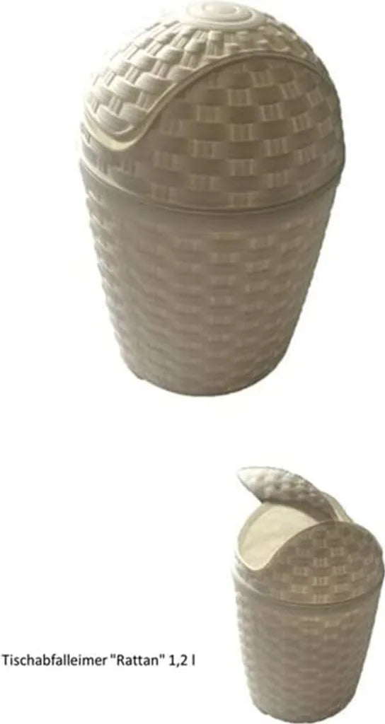  Tischabfalleimer "Rattan" 1,2 L Farbe