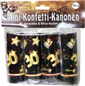  4 Mini Konfetti Kanonen Geburtstag 30