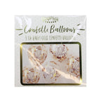  Ballons Oh Baby Mit Goldenem Konfetti Gefüllt, 5 Stück, 30cm