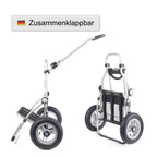  Andersen Shopper Royal Alu Klappbar Mit Luftreifen Ø 25 Cm Und 62 Liter Tasche Hydro 2.0 Rot Mit Kühlfach