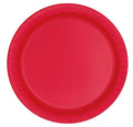 Unique 8 Kleine Runde Teller Rot