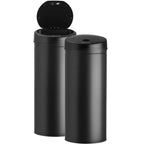  Kesser® Automatik Sensor Mülleimer Abfalleimer Abfall EDELSTAHL Papierkorb, Liter:40 Liter, Farbe:40 Liter SCHWARZ