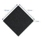  HMF 3789 Aktivkohlefilter Für Komposteimer Und Katzenklo, 10er Set, Schwarz, 125 Mm