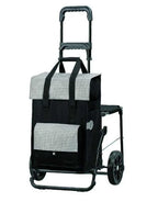  Andersen Shopper Komfort Mit Ausklappbarem Sitz Und 54 Liter Tasche Milla Schwarz