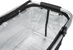 ONVAYA® Einkaufskorb Faltbar Mit Kühlfunktion | Schwarz | Faltkorb Mit Deckel | Isolierkorb | Einkaufstasche | Klappkorb | Thermokorb Klappbar