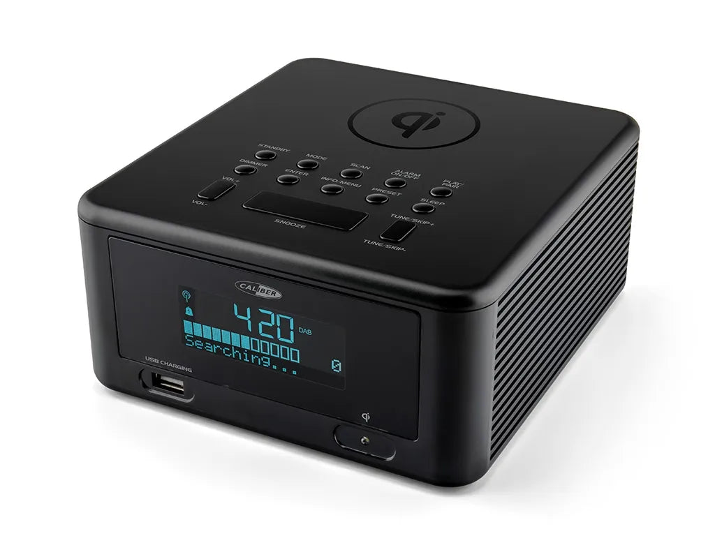  Caliber HCG010QIDAB-BT - Uhrenradio Mit Bluetooth Und DAB+-Empfang - Schwarz