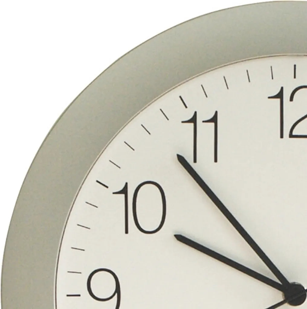  Technoline Wanduhr WT 8000 Silber Analog