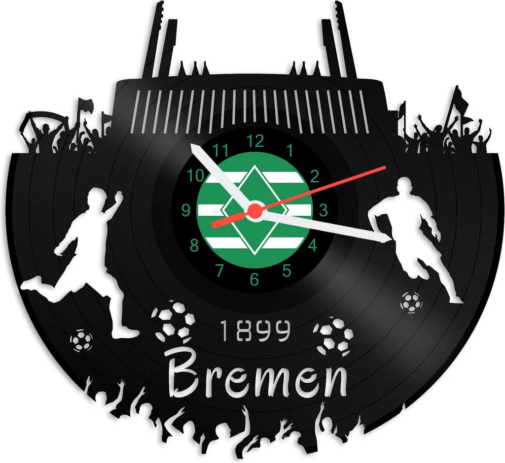  Schallplattenuhr Bremen Vereinsliebe