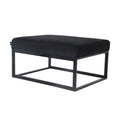  Dami Living Poef Hocker Voetenbank Bijzettafel 75cm Otto - Product Kleur: Velvet Grijs