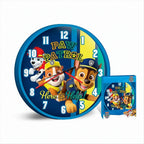  Nickelodeon Wanduhr Pfote Patrouille Jungen 25 Cm Blau