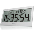  BRESSER LCD Jumbo DCF Funkuhr Wanduhr Farbe: Grau