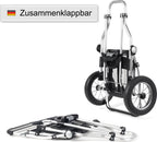  Andersen Shopper Royal Alu Klappbar Mit Metallspeichen-Rad Ø 25 Cm Und 49 Liter Tasche Senta Schwarz