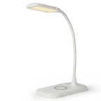  MAXXMEE LED-Tischleuchte Mit Wireless Charging - 3 Farbtemperaturen LED Tischleuchte Tischlampe Lampe USB Leuchte Wireless Touchfunktion Leselampe