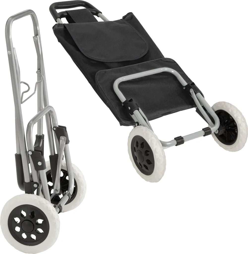  Tectake Einkaufstrolley - Schwarz
