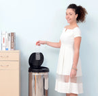 HOMCOM Edelstahl Automatik Sensor Mülleimer Abfalleimer IR Sensor Mit/ohne Inneneimer Rund 50 L