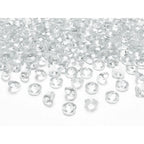  Tischstreu Acryl Diamanten, 12mm Klar/ Transparent; 100 Stück