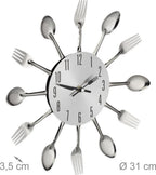  Relaxdays Wanduhr Besteck