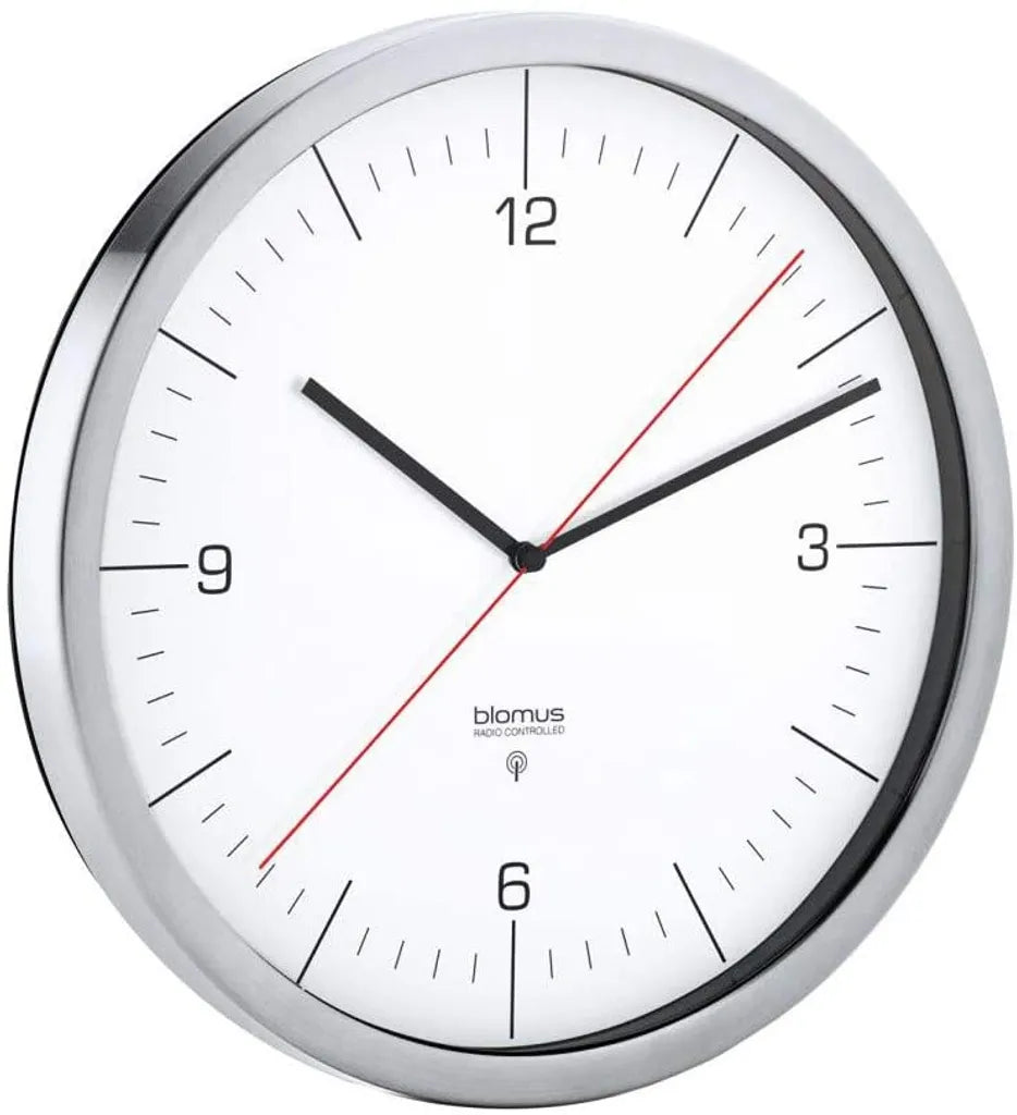  Blomus Funkuhr CRONO Ø 24 Cm Weiss