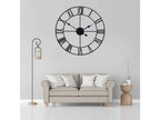  Schnappi.shop Wanduhren Super Leise! Vintage Uhr 60 Cm Wanduhr Metall Retro Design